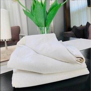 Threshold ARUBA linen window panels 84”